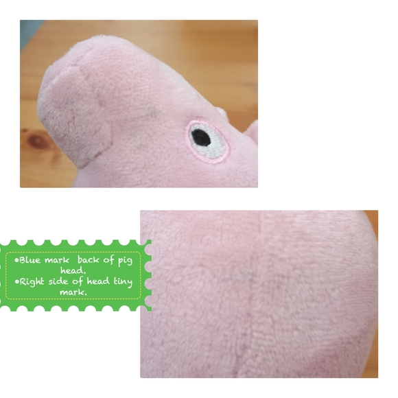 TY Peppa Pig GEORGE THE BROTHER PIG W/ DINOSAUR 7.5" Plush STUFFED ANIMAL Toy - Picture 11 of 14